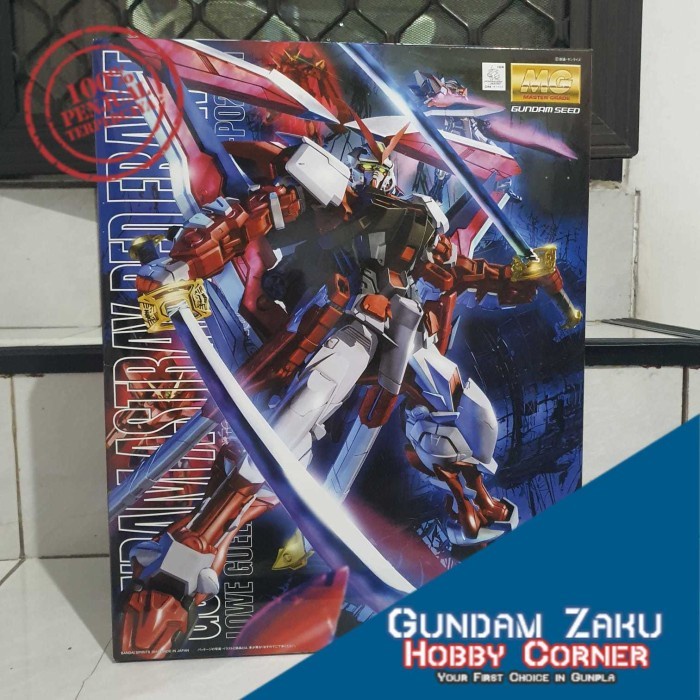 ✨New Mg Gundam Astray Red Frame Kai Bandai Diskon
