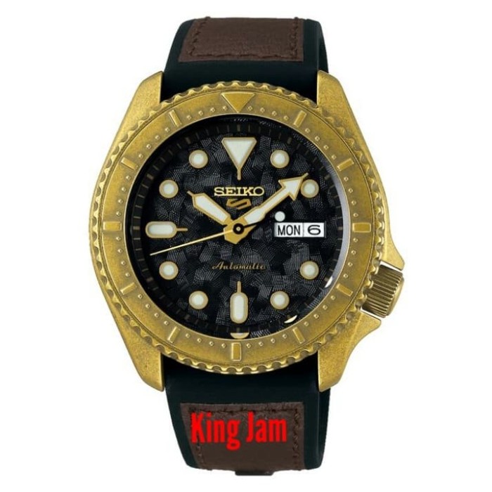 ✅Sale Jam Tangan Pria Seiko 5 Sports Srpe80K1 Original Brown Terbatas