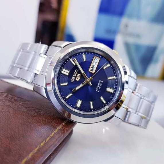 ✅Ready Jam Tangan Pria Seiko 5 Snkk11K1 Snkk11 Blue Dial Automatic Original Diskon