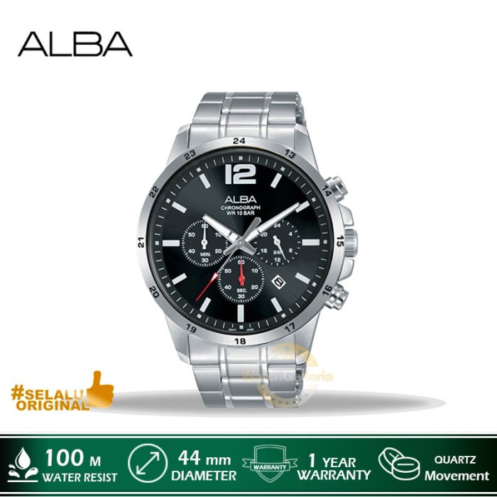 ✅Sale Jam Tangan Pria Alba At3E81X1 At3E81 Original Murah Bisa Sameday