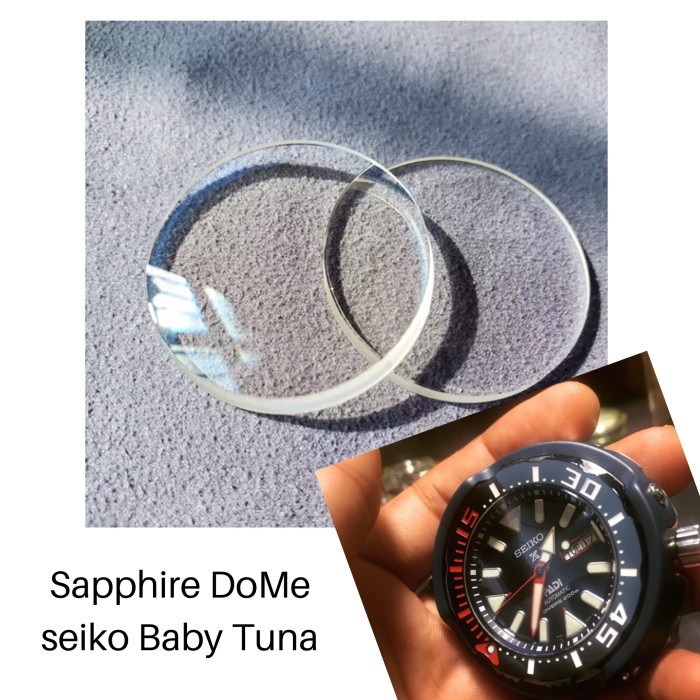 ✅Original Kaca Crystal Sapphire Seiko Baby Tuna -Dome Seiko Gratis Pasang Terbaru