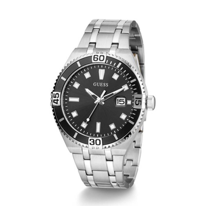 ✅Original Jam Tangan Pria Guess - Guess Gents Watch Silver Premier - Gw0330G1 Diskon