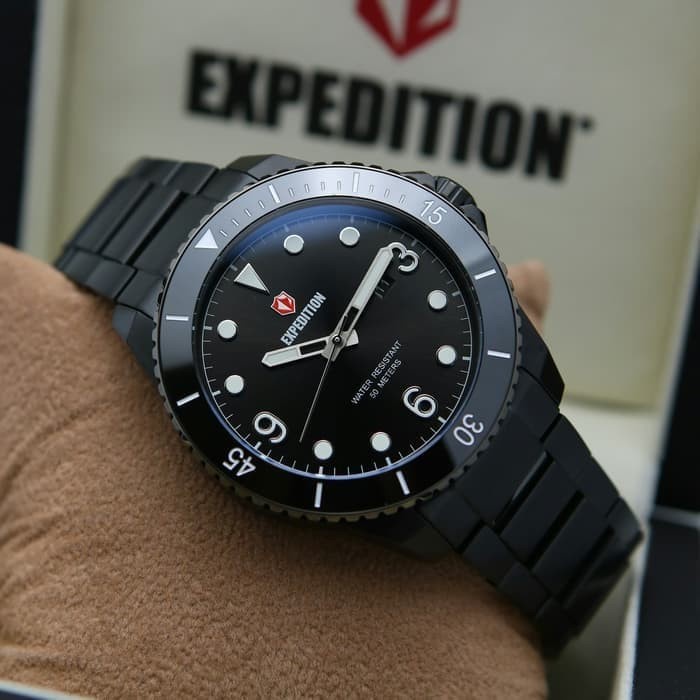 ✅Ori Original Jam Tangan Pria Expediton E6792 / E 6792 Full Black Berkualitas