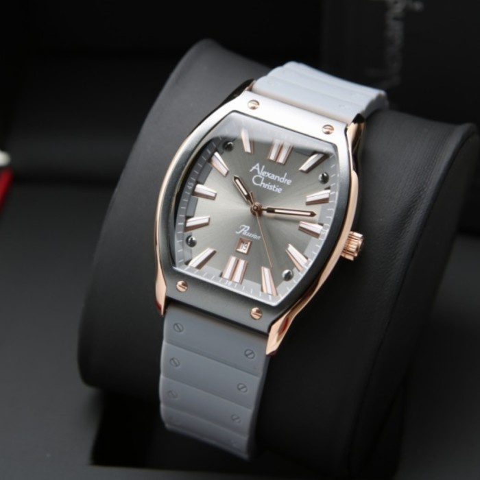 ✅New Ori Alexandre Christie Ac 2941 Rosegold Grey Ac2941 Wanita Original Diskon