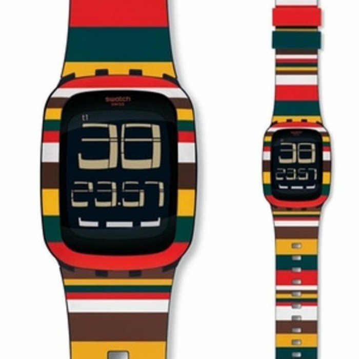 ✅New Ori Jam Tangan Swatch Tendone Surb122 Touch Screen Original Bisa Sameday