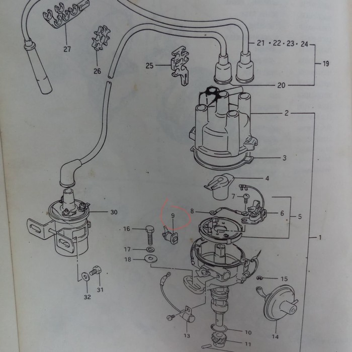 Cod - Terminal Delco Carry 1.0 (Model Platina) Denso Kode 080