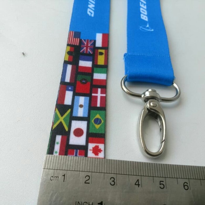

Promo Tali Id Card Lanyard Boeing Bendera Premium Quality