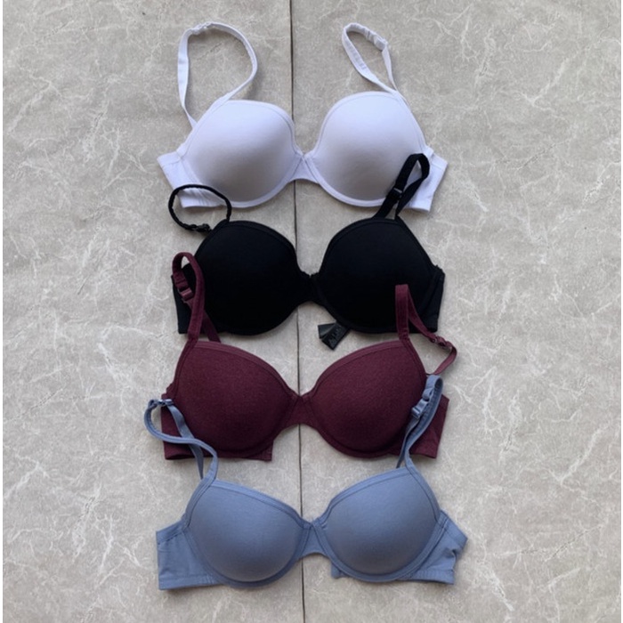 MARKS & SPENCER LIGHTLY PADDED COTTON TSHIRT BRA IMPORT BH KATUN RUMAH