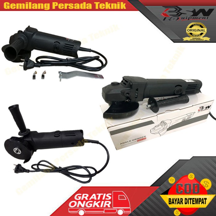 Promo Gerinda Tangan Bsw Hitam Mesin Gerinda Potong Terbaru