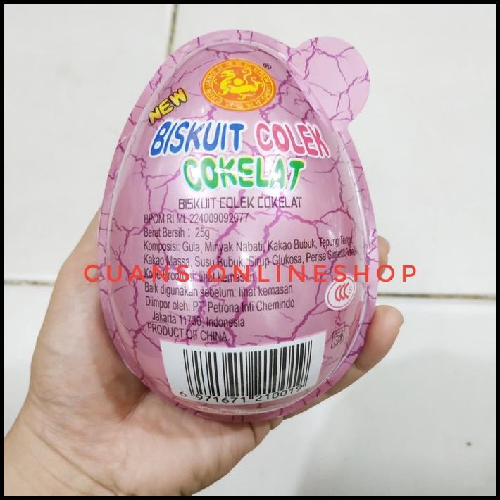 

BEST DEAL BISKUIT COLEK COKELAT JUMBO. KINDER JOY BESAR JUMBO SNACK BENTUK TELUR !!!!!!