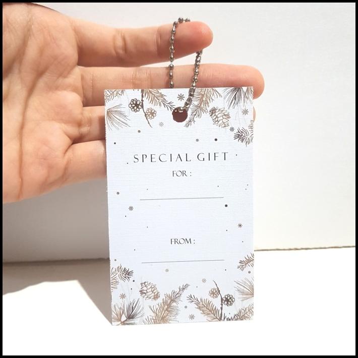 

GRATIS ONGKIR GIFT TAG/ HANG TAG/ GANTUNGAN KARTU WHITE ABSTRACT (25PCS)
