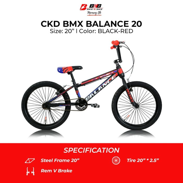 Promo Sepeda Bmx 20 Inch Bnb Hybrid Berkualitas