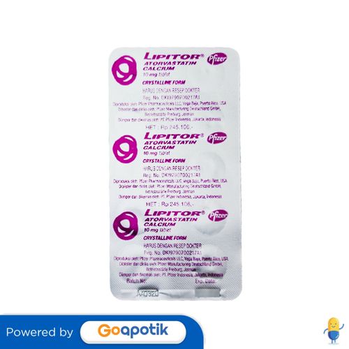 LIPITOR 10 MG BLISTER 10 TABLET