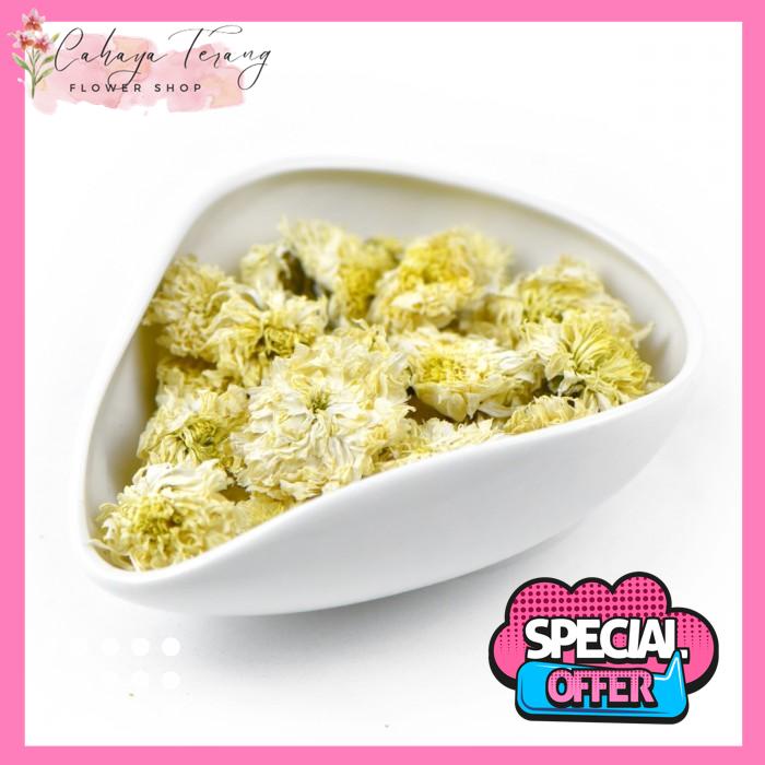 

BIG SALE TEH BUNGA KRISAN PUTIH / PREMIUM WHITE ROYAL CHRYSANTHEMUM TEA 50GR !