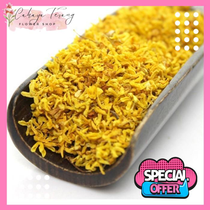 

BEST PRODUK TEH BUNGA OSMANTHUS / PREMIUM GRADE DRIED OSMANTHUS FLOWER TEA 25GR !!!