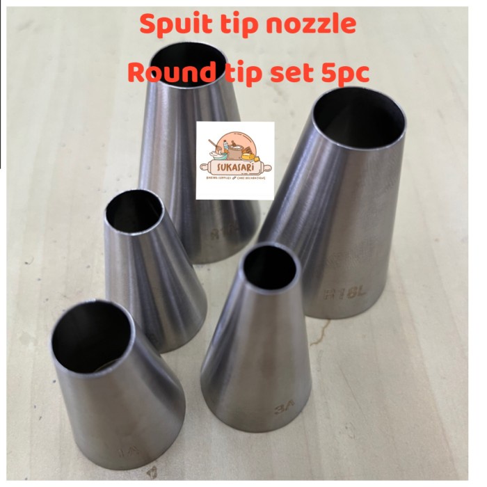 

Spuit Tip Set No (9) Round Tip Nozzle Spuit Bulat