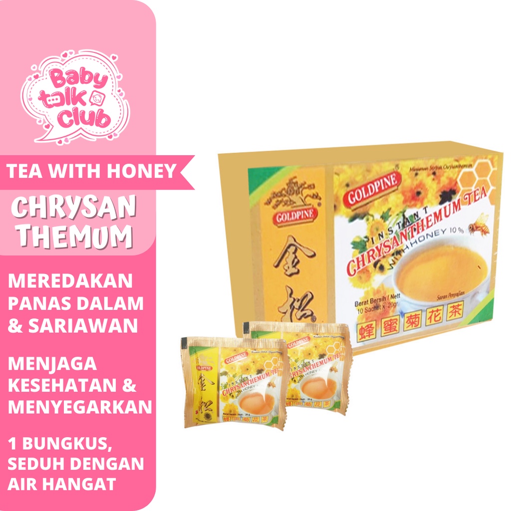 

Chrysanthemum Tea Goldpine With Honey Teh Krisan Kemasan Box Isi 10 Sachet Z\2