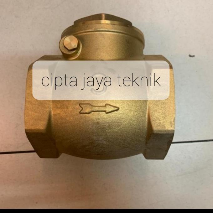 Swing Check Valve Kuningan / Klep Tabok 3 (Inch) Pn16