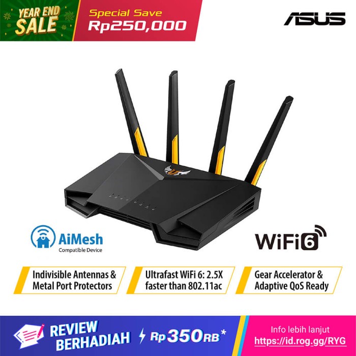 ROUTER ASUS TUF-AX3000 DUAL BAND