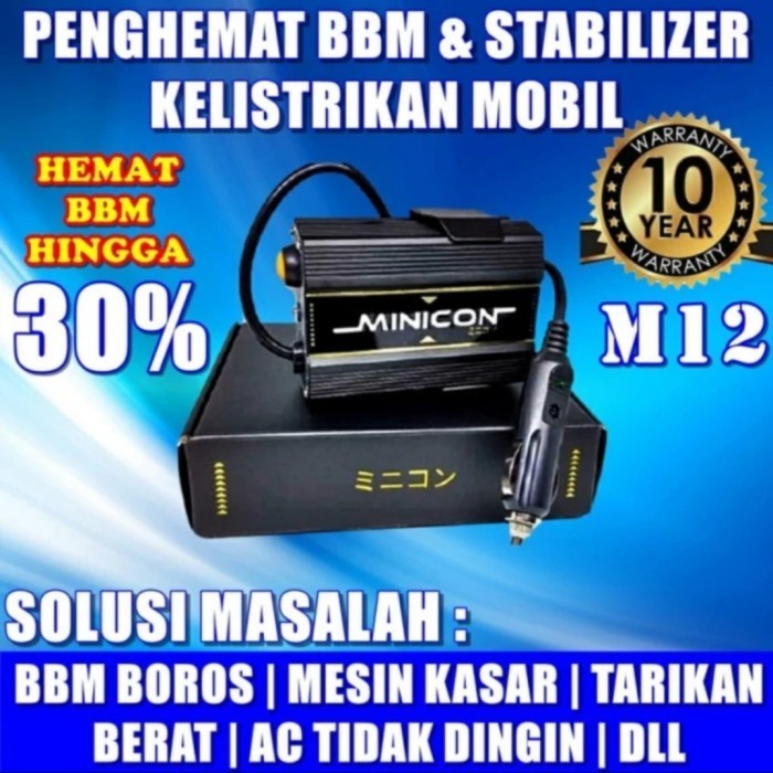 [New] Minicon Mobil Penghemat Bbm Stabilizer Kelistrikan Ac Elektrik Mobil Limited