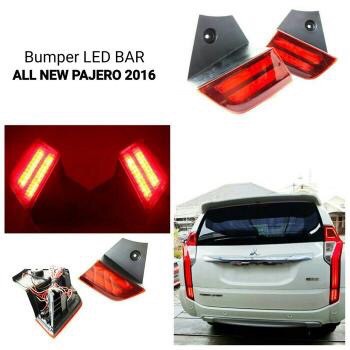 [New Ori] Led Plasma Mata Kucing / Reflektor Lampu Belakang All New Pajero Sport Bisa Sameday