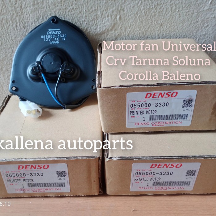 [Baru] Motor Fan Original Denso 3330 Taruna Crv Baleno Soluna Corolla Terbaru
