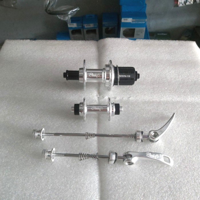 ✨Ori Hub Freehub Gt Half5 28 Hole V Brake 4 Bearing Silver Terbatas