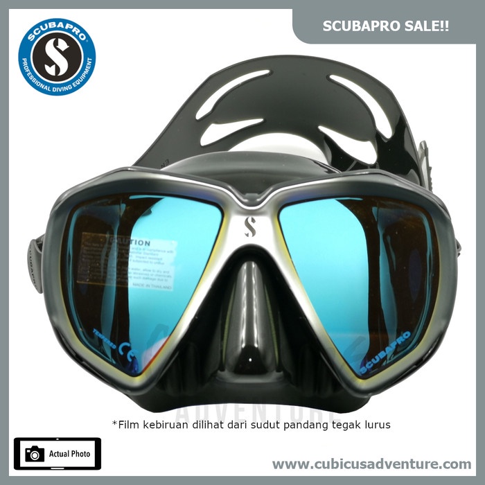 Scubapro Spectra Dive Mask (Silver Mirror) - Masker Selam Diving