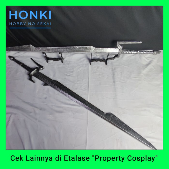 ✨New Property Cosplay Pu Foam Eredin Sword Wither 3 Diskon