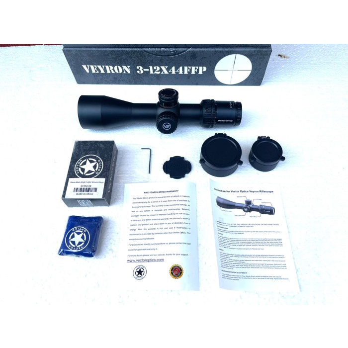 ✨New Ori Teleskop Vector Compact Veyron 3-12X44 Ffp Berkualitas