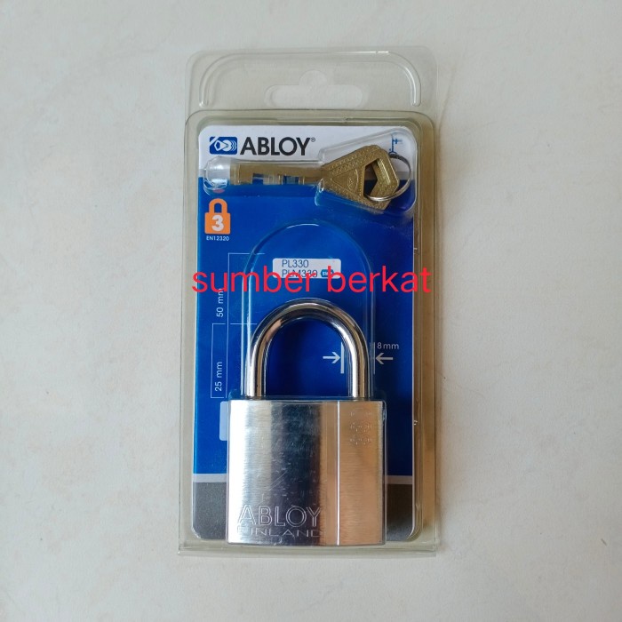 ✅Termurah Gembok Abloy Pl 330 /25  Gembok Abloy Pl330/25  Padlock Abloy Pl 330 Berkualitas