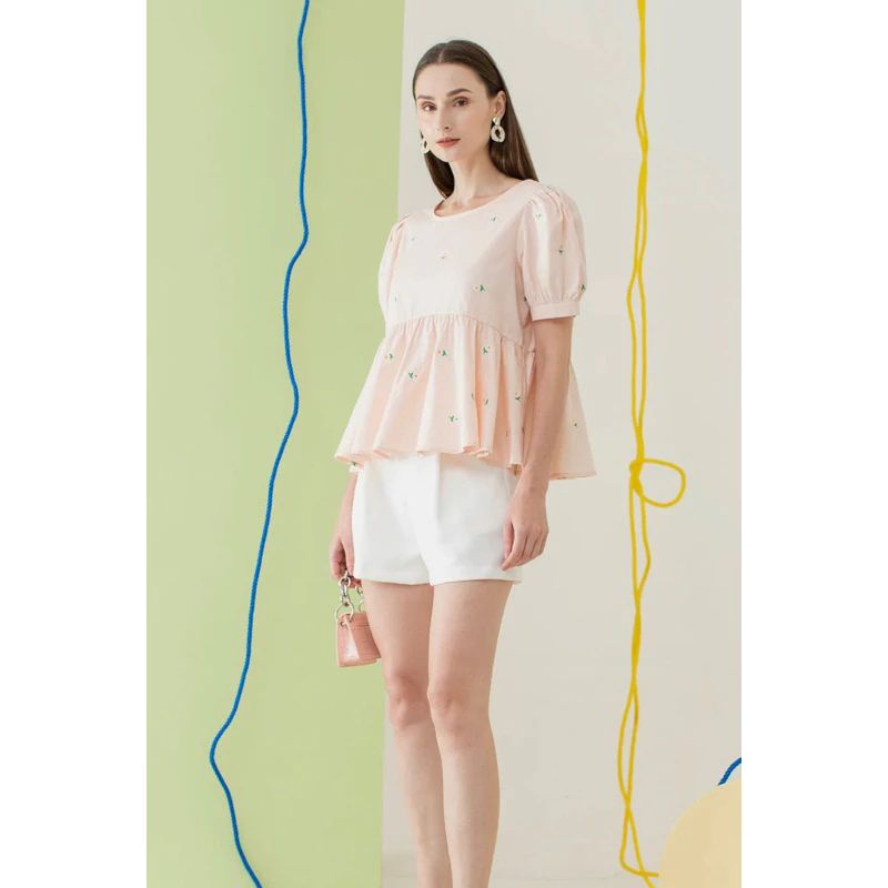 Oudre Namu Top in Pink