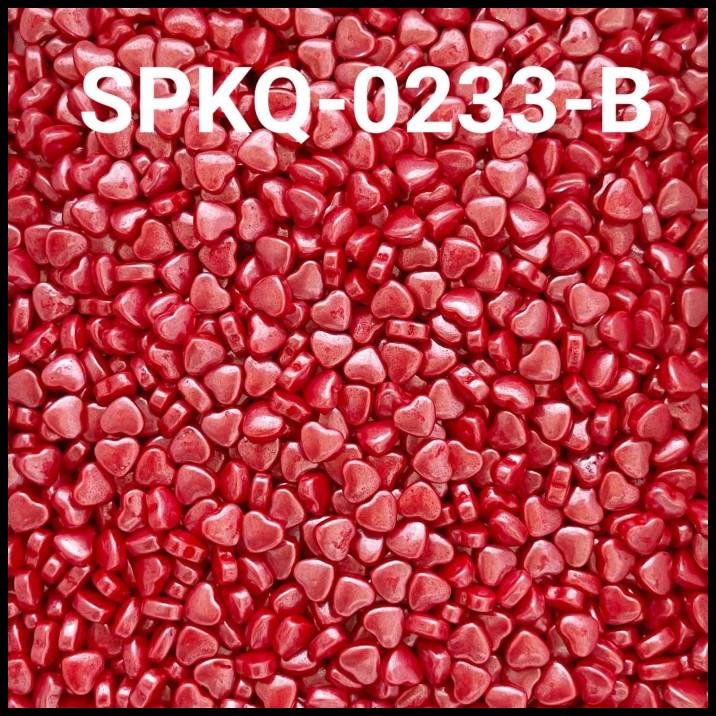 

TERMURAH GR-SPKQ-0233 SPRINKLES SPRINKLE SPRINKEL 250GR HATI MERAH PINK BIRU !!!