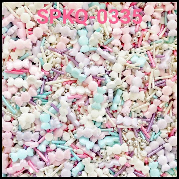 

HOT DEAL SPKQ-0335 SPRINKLES SPRINKLE SPRINGKEL 250GR CANDY PERMEN MIX MUTIARA !