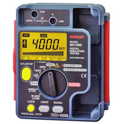 ✅Original Sanwa Mg1000 Digital Insulation Tester Limited