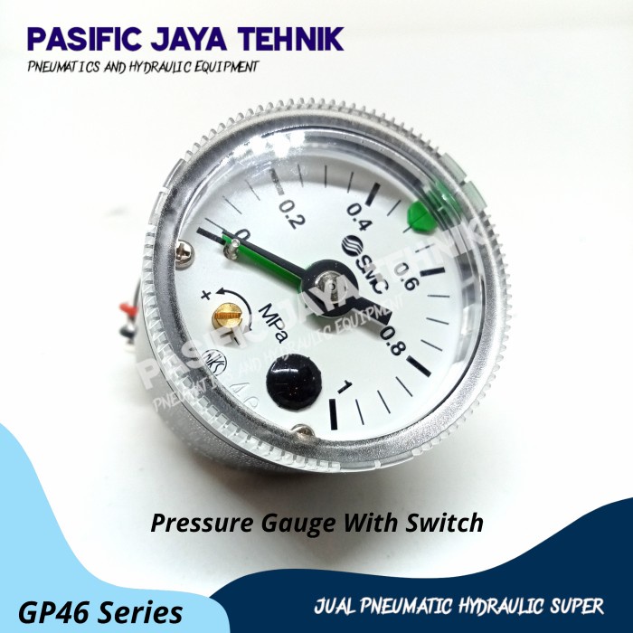 Pressure Gauge With Switch SMC GP46