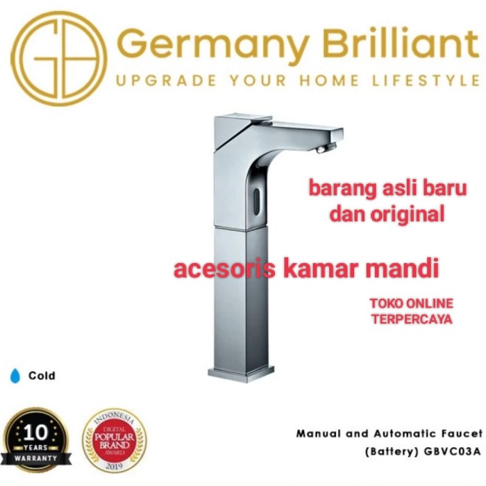✅Ori Gbvc03A Kran Wastafel Sensor Automatis AsliOriginal Germany Brilliant Bisa Sameday