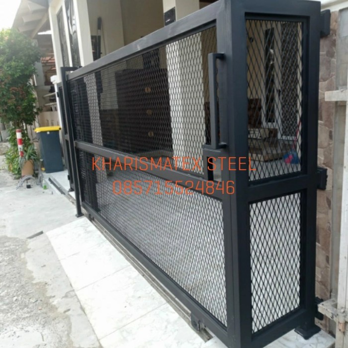 ✅New Ori Pagar Besi Galvanis Expanded Metal Bisa Gojek