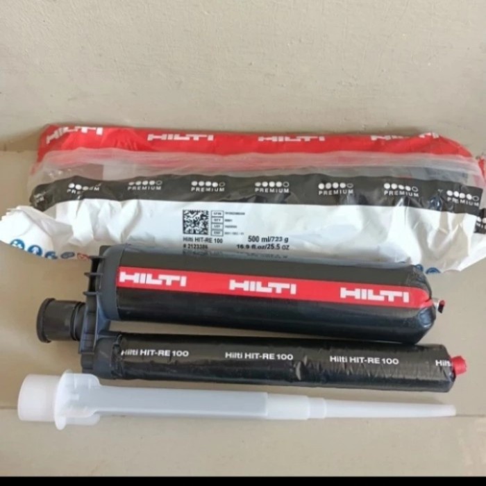 ✅New Ori Hilti Re 100 Chemical Anchor Hilti Lem Anchor Beton Rebar Stek 500Ml Terbaru