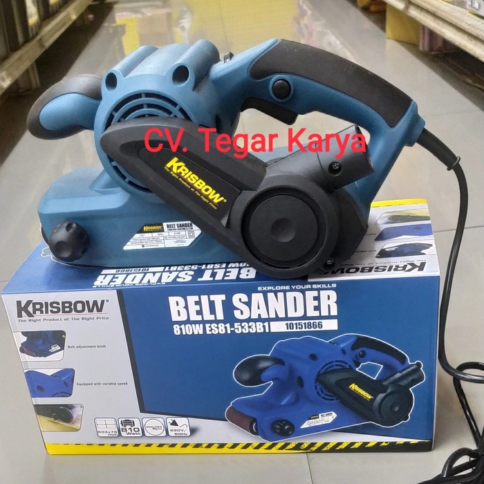 ✅New Ori Belt Sander Krisbow 533X76 810Watt Bisa Sameday