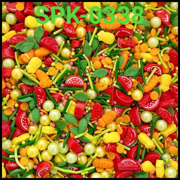 

TERBARU SPK-0338 SPRINKLES SPRINKLE SPRINGKEL 1KG BUAH SEMANGKA NANAS WORTEL !!!!!