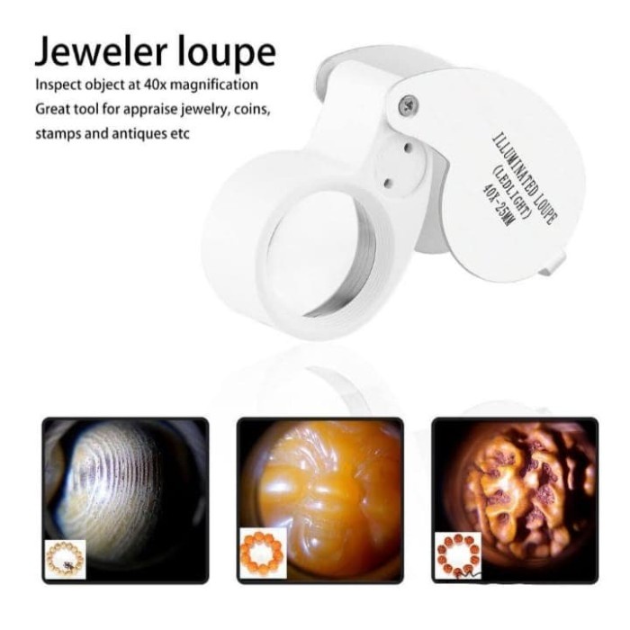 

Kaca Pembesar Permata Loupe Led Light