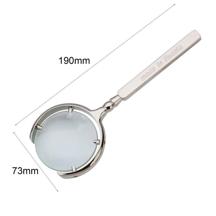 

Kaca Pembesar El Klasik Rusia / Magnifier 8X 70Mm Jam / Kerajinan