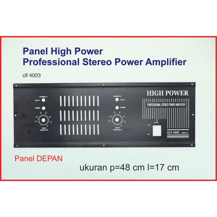 Panel High Power Amplifier ( depan + belakang ) CLf 4003