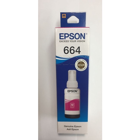 

Sarila Tinta Epson T664 T6643 664 6643 Magenta Cartridge Original Ori Asli