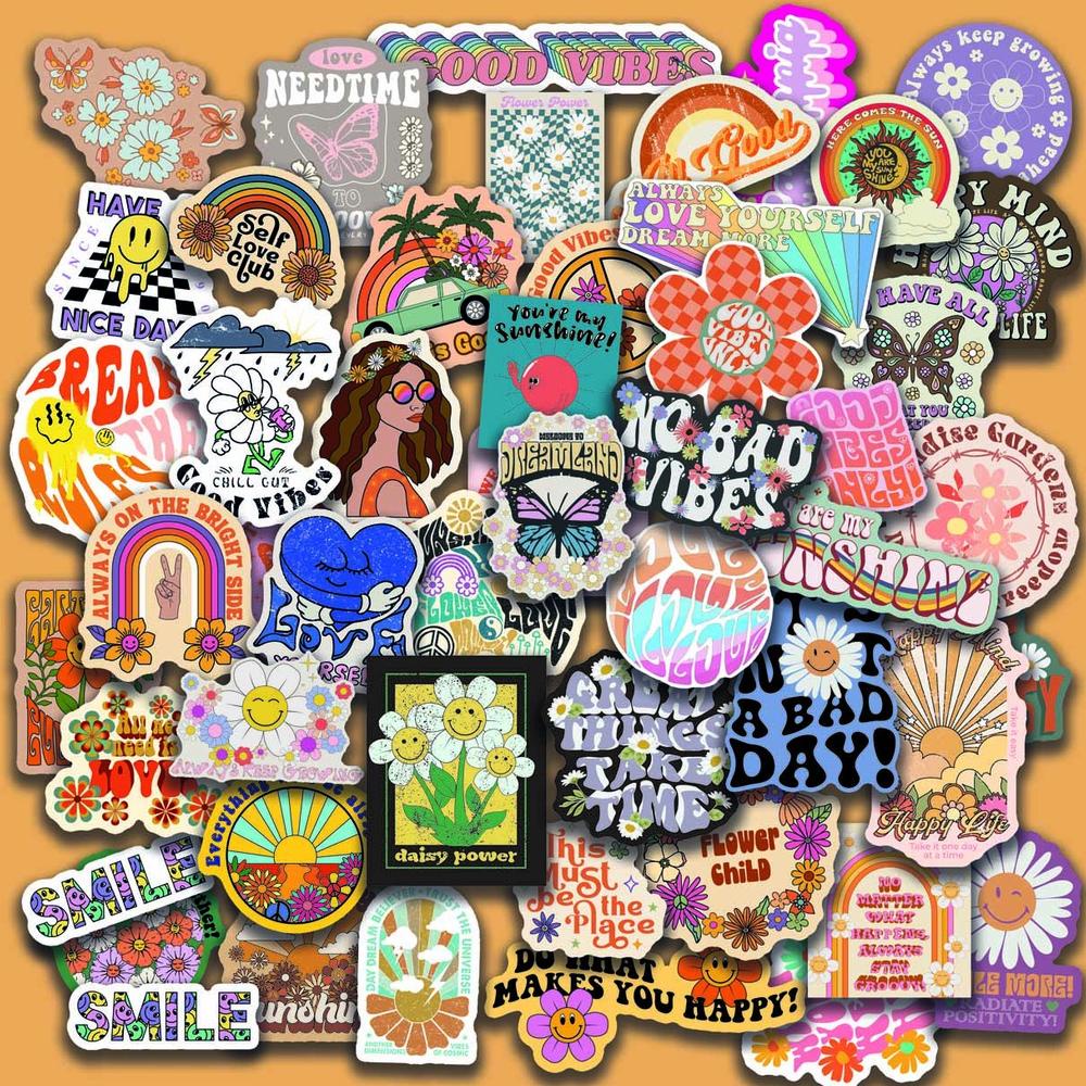 

STIKER GROOVY PEACE FASHION CUTE STICKER UNTUK LAPTOP HP KULKAS RUMAH sepeda