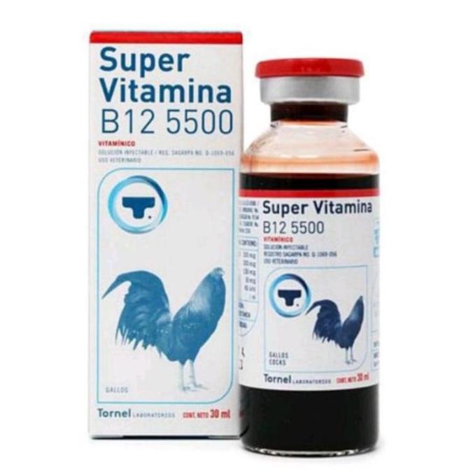 Supervitamina B12 5500 Doping Suntik Ayam Aduan Laga Import Philipins