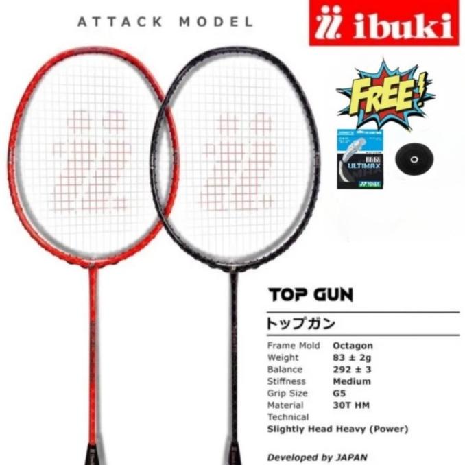 Raket Badminton Ibuki Top Gun F23 Original Kode 448