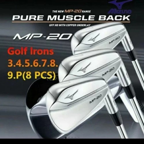 ✨New Ori Golf Stick Mizuno Mp 20 Iron Set 3-9P Bisa Gojek