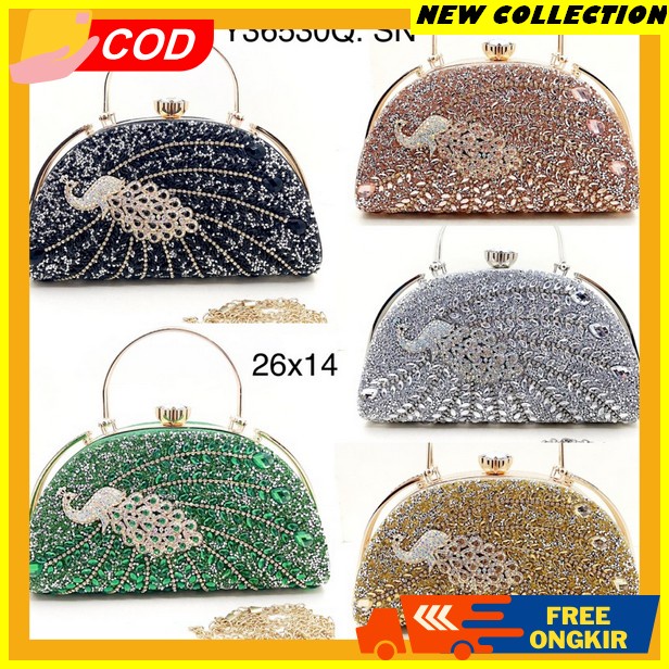 Clutch Bag Wanita Import Premium Original Elegan Hanbag Dompet Mini Impor Korea Murah Kondangan Bran